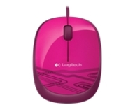 Logitech M105 - mouse - USB - red