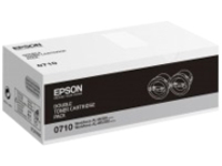 Epson 0710 - 2-pack - high capacity - black - original - toner cartridge