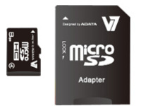 V7 VAMSDH8GCL4R-2E - flash memory card - 8 GB - microSDHC