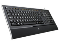 Logitech Illuminated K740 - Keyboard - USB - orange, classic