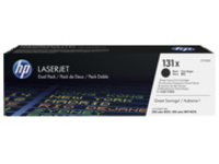 HP 131x - 2-pack - black - original - LaserJet - toner cartridge ( CF210XD )