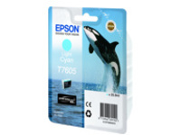 Epson T7605 - light cyan - original - ink cartridge