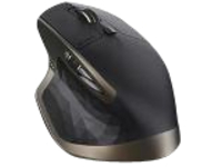 Logitech MX Master - mouse - Bluetooth, 2.4 GHz - meteorite