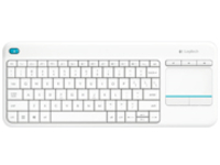 Logitech Wireless Touch Keyboard K400 Plus - keyboard - with touchpad - Belgium