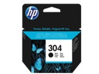 HP 304 - black - original - ink cartridge