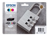 Epson 35 Multipack - 4-pack - black, yellow, cyan, magenta - original - ink cartridge