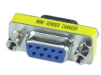 MINI GENDER CHANGER DB9 F-F