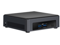 Intel Next Unit of Computing Kit NUC7i3DNKE - mini PC - Core i3 7100U 2.4 GHz - 0 MB - 0 GB
