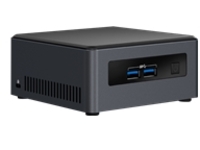 Intel Next Unit of Computing Kit NUC7i3DNHE - mini PC - Core i3 7100U 2.4 GHz - 0 MB - 0 GB