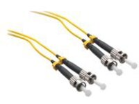 Axiom ST-ST Singlemode Duplex OS2 9/125 Fiber Optic Cable - 9m - Yellow - network cable - 9 m - yellow