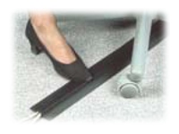 Kensington Cable Curb Double Channel - cable floor guard