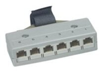 Black Box Drop Split Adapter T568B - network splitter