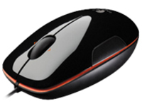 Logitech LS1 - mouse - USB - grape flash jaffa