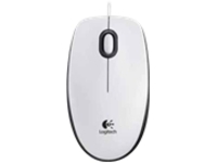 Logitech M100 - mouse - USB - white