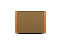 CORK BULLETIN BOARD 72X48CHERRY FINISH FRAME