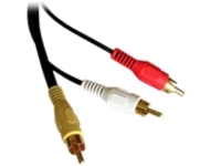 Kramer 3RVAM Series C-3RVAM/3RVAM-25 - video / audio cable - composite video / audio - 7.6 m