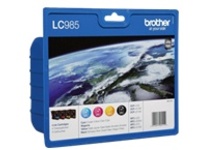 Brother LC985VALBP - 4-pack - black, yellow, cyan, magenta - original - ink cartridge
