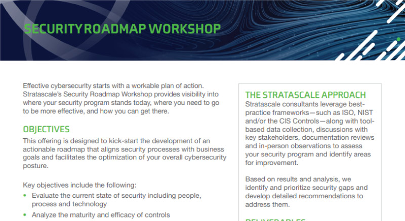 Security Roadmap Workshop