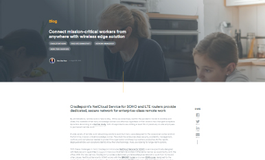 Connect mission critical workers from anywhere with wireless edge solutions blog Image