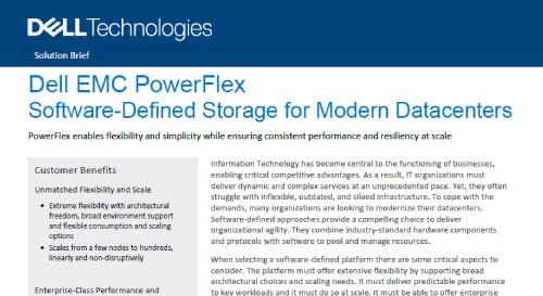 Dell PowerFlex Solution Brief Image
