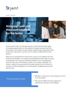 Bringing Jamf and Microsoft Together For the Better Image