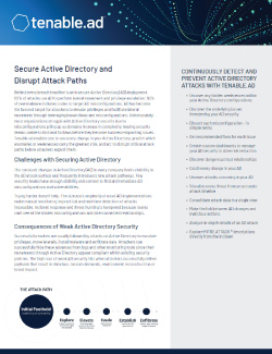 Tenable.ad Data Sheet Image