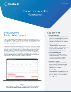 Tenable.io Data Sheet Thumbnail