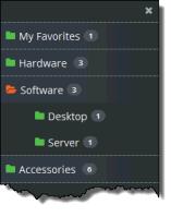 Hamburger Menu Popup