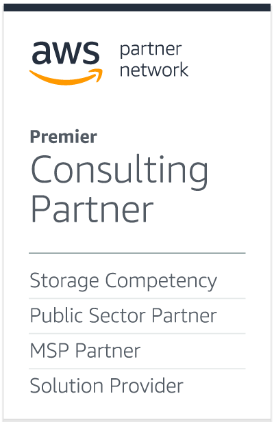 AWS Premier Consulting Partner, Storage Partner, MSP Partner, Public Sector Partner, Solution Provider