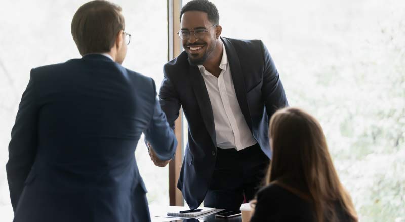 Business Men Shaking Hands