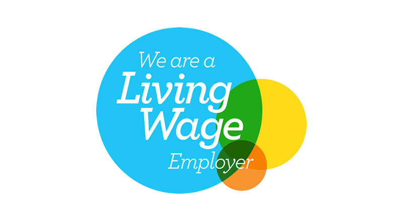 We are a living wage employer logo