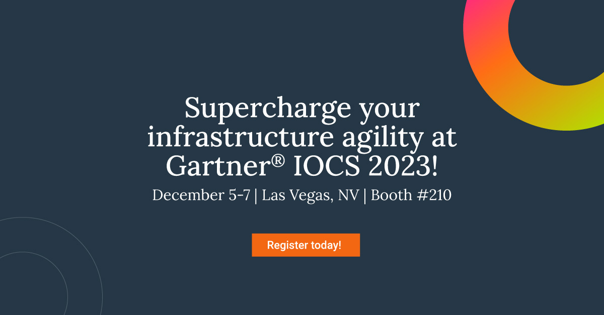 Gartner IOCS 2023 Infrastructure Now to Infrastructure WOW Landing Page