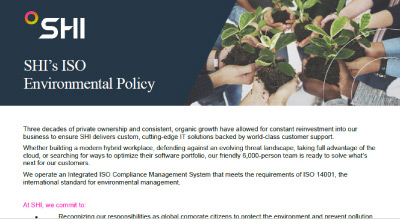 SHI's ISO Environmental Policy thumbnail