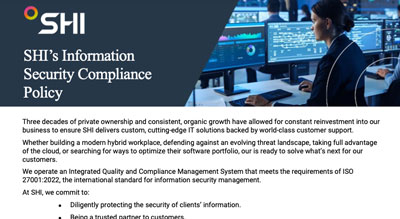 SHI's ISO Information Security Compliance Policy thumbnail