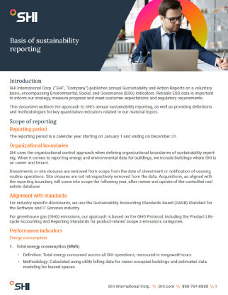 Basis of Sustainability Reporting thumbnail