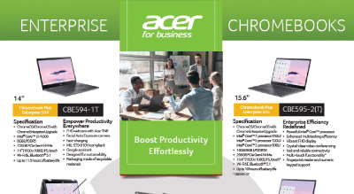 Acer Chrome Enterprise Solutions Flyer thumbnail