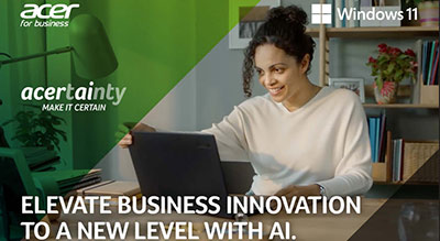 Acer TravelMate Copilot+ PCs for peak AI-
powered productivitythumbnail