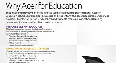 Why acer for education pdf thumbnail