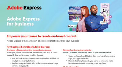 Create engaging content with Adobe Express for business thumbnail