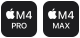 Apple M4 Pro chip or Apple M4 Max chip
