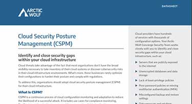 Cloud Security Posture Management pdf thumbnail