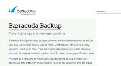 Minimize downtime and prevent data loss with Barracuda Backup thumbnail
