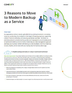 3 reasons to move to modern Backup-as-a-Service Thumbnail