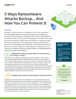 5 ways ransomware attacks backup Thumbnail