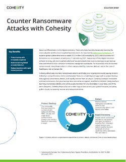 Counter ransomware attacks with Cohesity Thumbnail