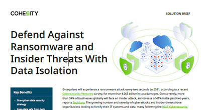 Solution Brief: Defend Against Ransomware with Data Isolation  thumbnail
