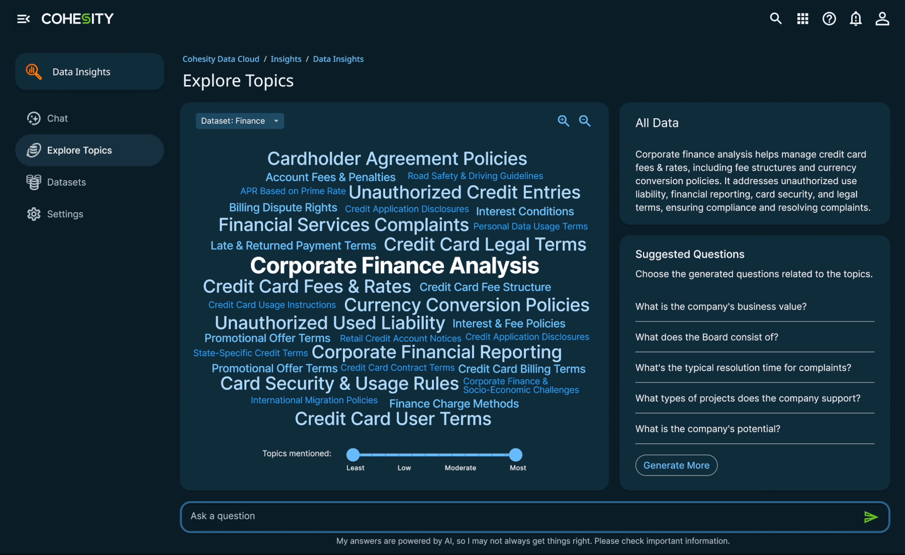 An infographic gif illustrating use of Cohesity