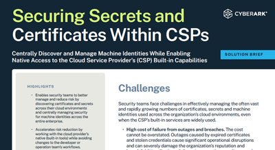 Securing secrets and certificates within CSPs thumbnail