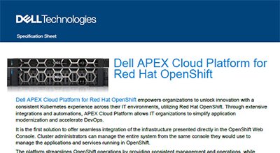 Dell APEX Cloud Platform for Red Hat OpenShift thumbnail