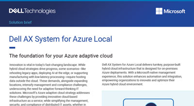 Dell AX System for Azure Local thumbnail